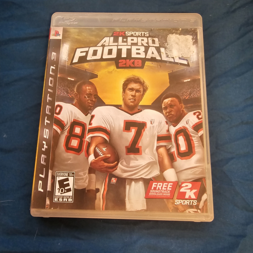 All-Pro Football 2K8 for PlayStation 3 - Black and White
